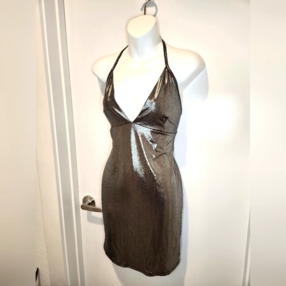 Black metallic party dress - Picture 3 of 3